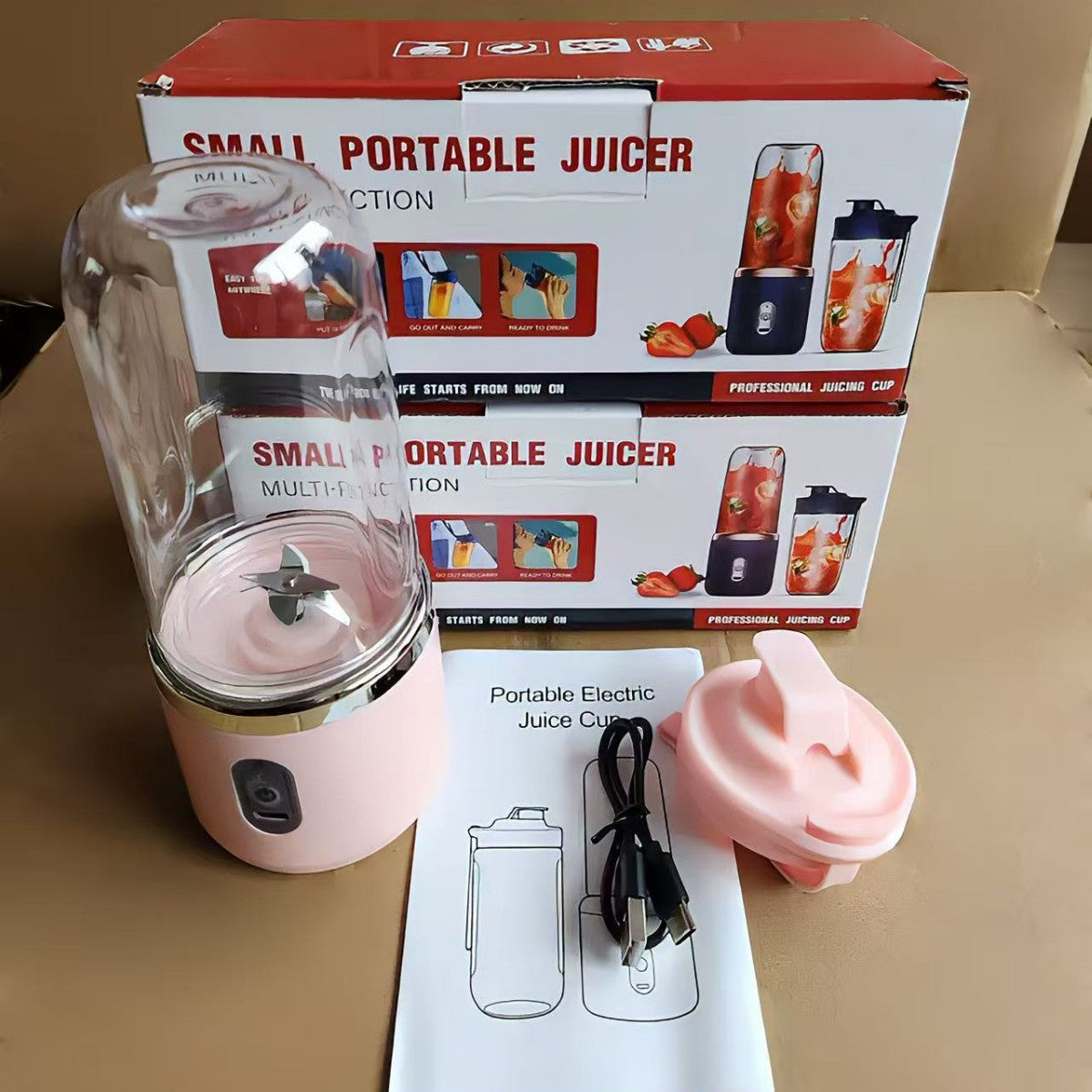 Portable Rechargeable Mini Juice Blender