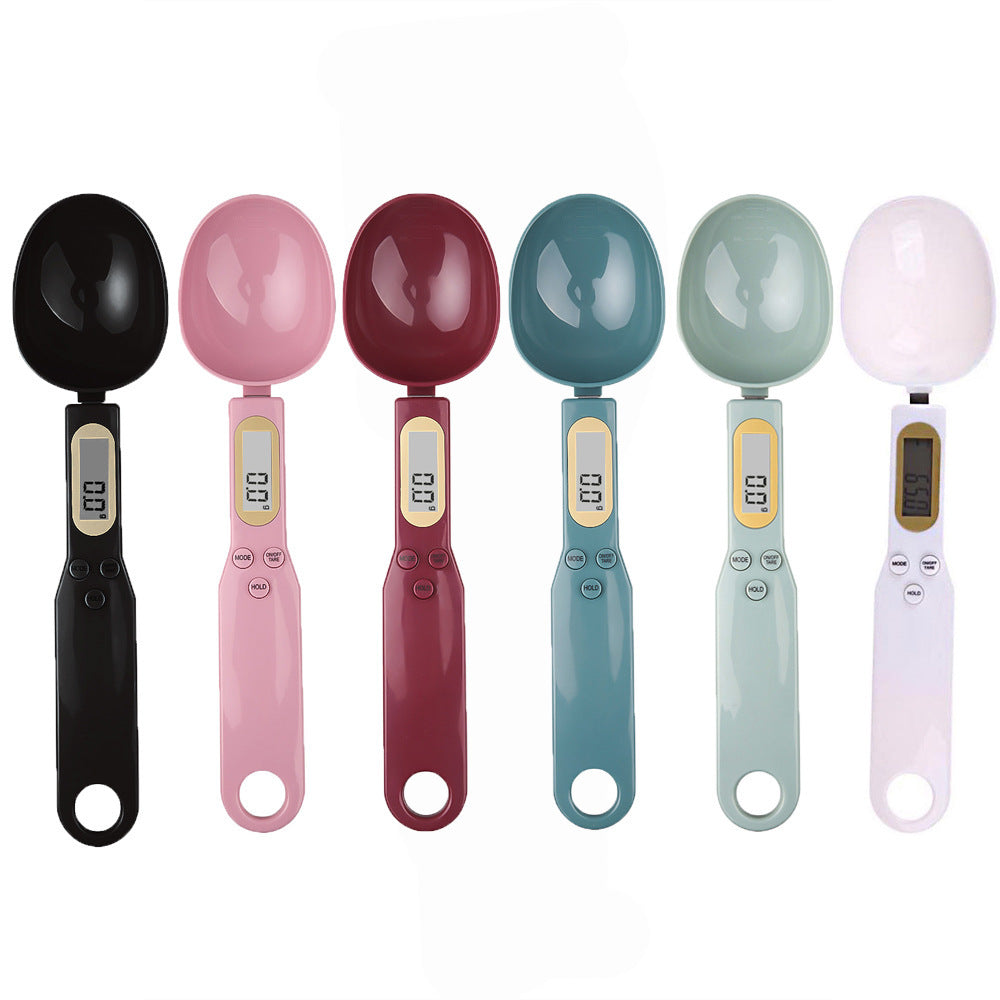 Household electronic spoon scale