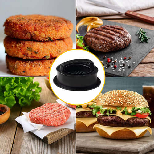 Round Hamburger Meat Press Maker connors cooking products