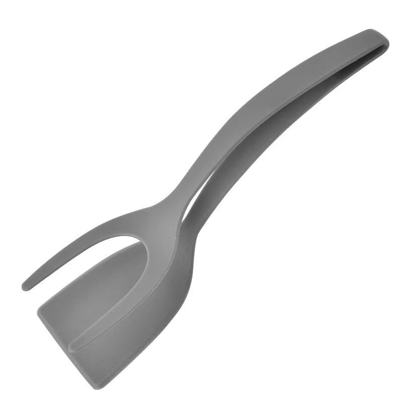 2-in-1 Stainless Steel Steak Flipper & Food Tong
