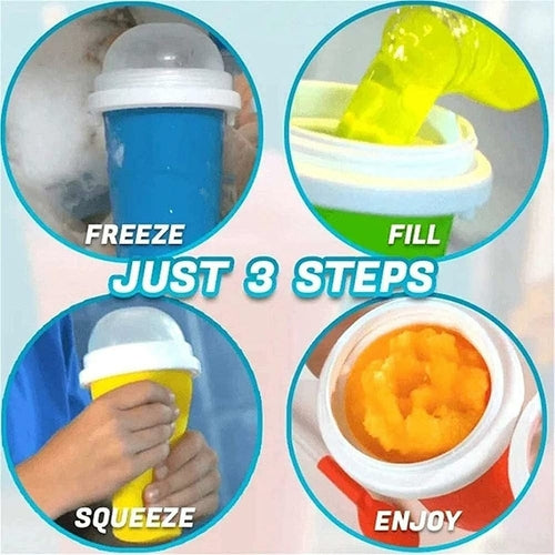 Slushy Maker Portable Travel Ice Cup Homemade Freeze Drinks Cup useful products co