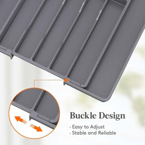 Silverware Drawer Organizer, Expandable Utensil Tray for Kitchen, BPA connors cooking products