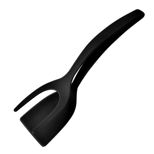 2-in-1 Stainless Steel Steak Flipper & Food Tong