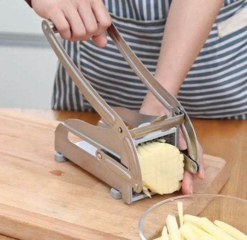 Stainless Steel French Fries and Potato Cutter with 2 Different Blades connors cooking products