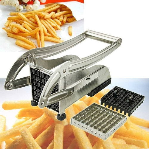 Stainless Steel French Fries and Potato Cutter with 2 Different Blades connors cooking products
